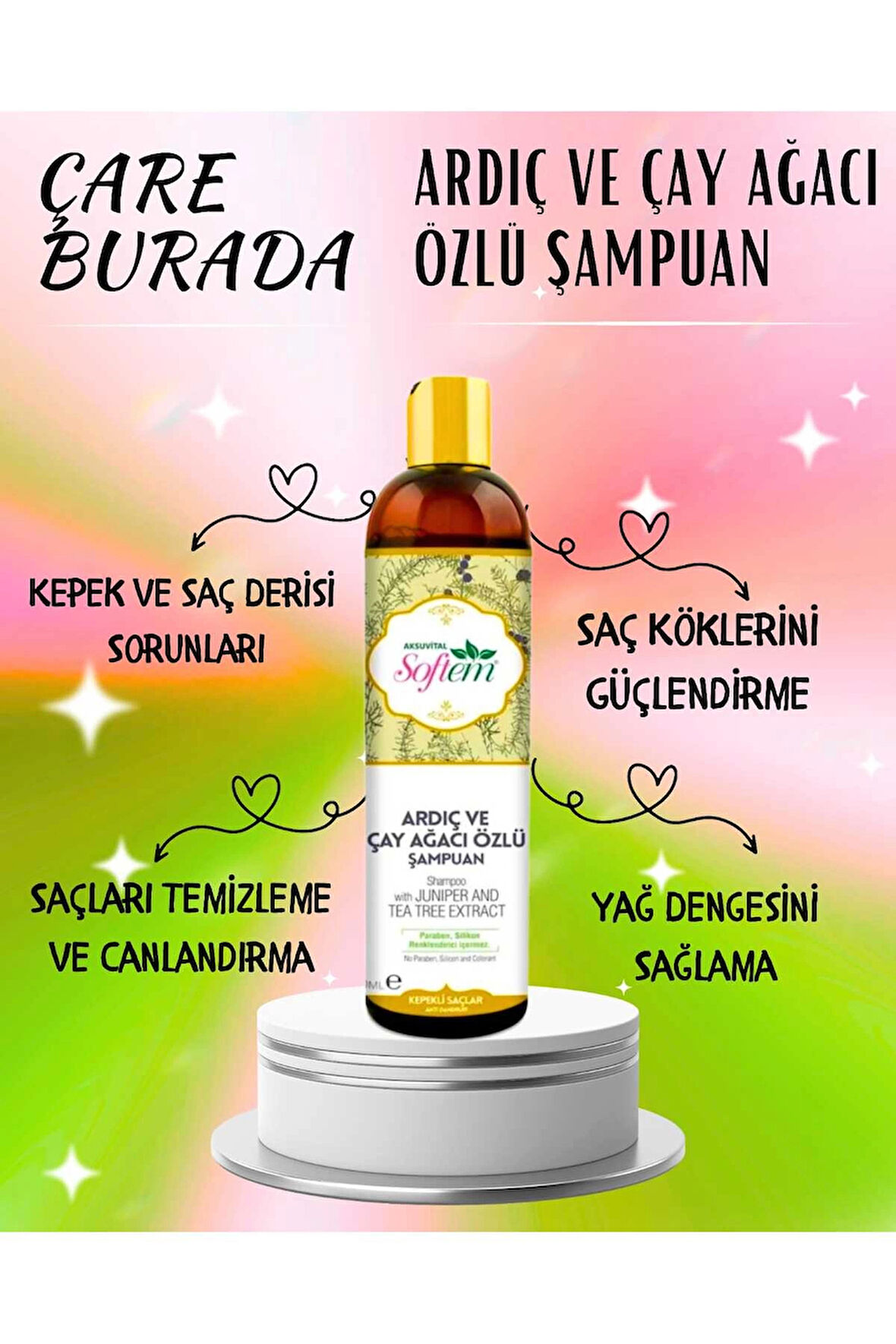 Ardıç ve Çay Ağacı Şampuanı 400 ml