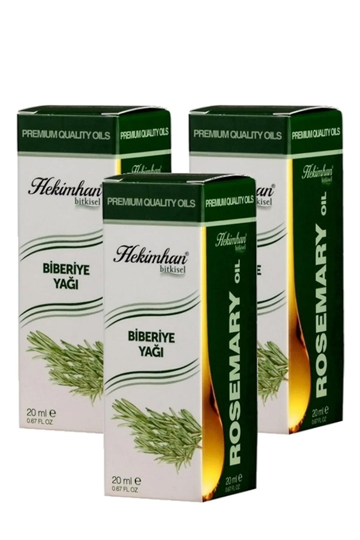 Biberiye Yağı 20 Ml 3 Adet