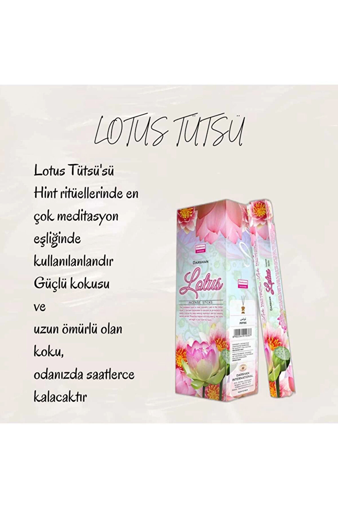 Lotus Tütsü İçsel Yolculuk Tütsüsü 20 çubuk