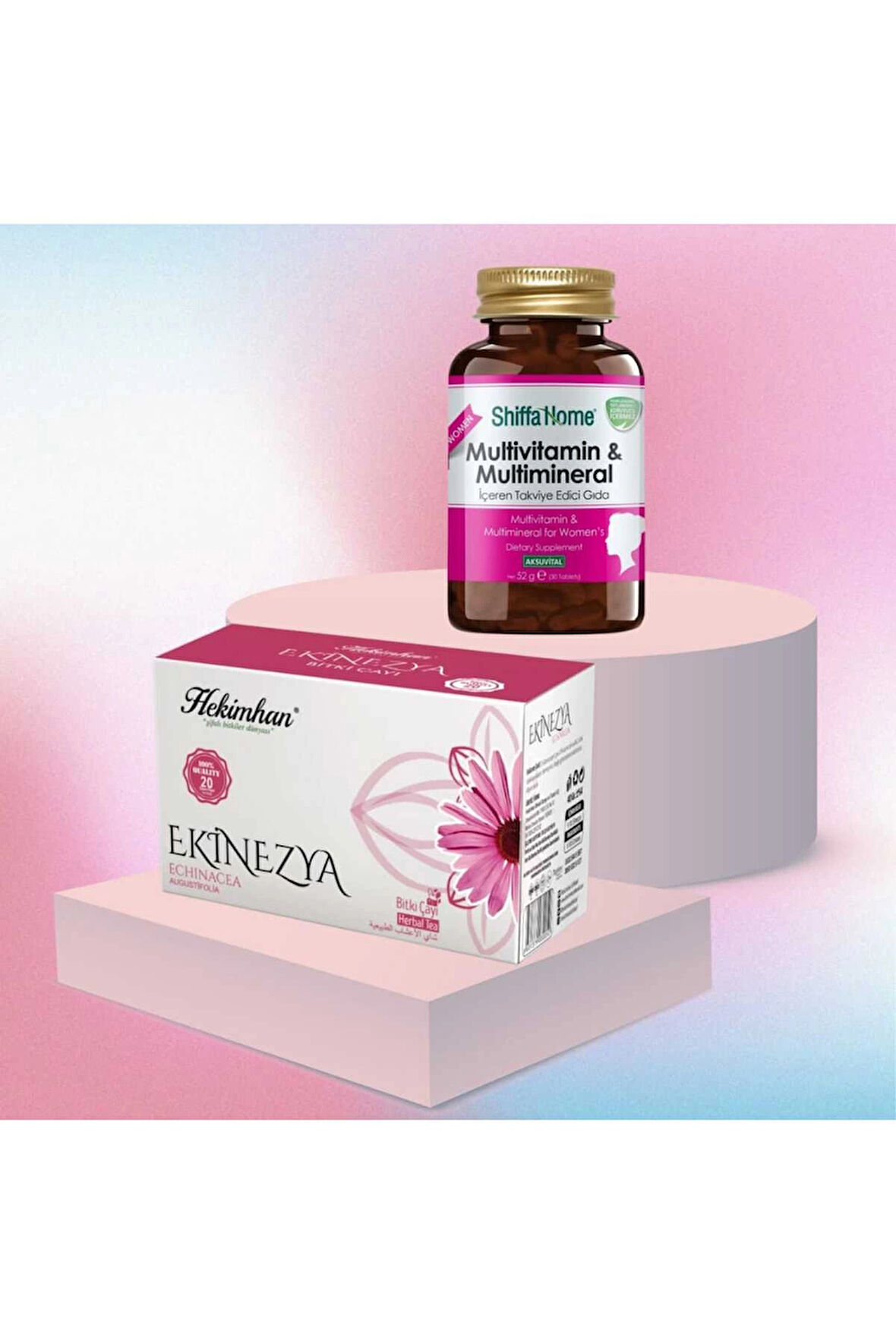 Multivitamin & Multimineral 30 tablet + Ekinezya Çayı 20'li