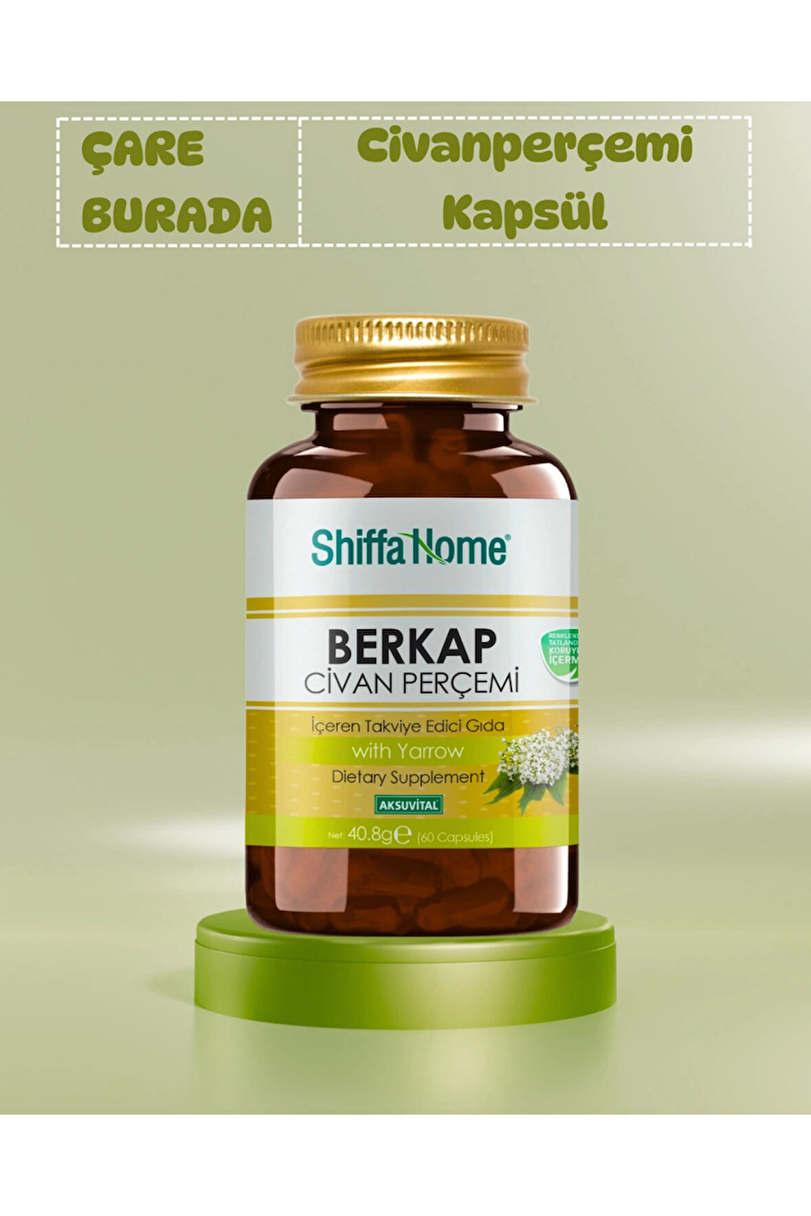 Berkap Civanperçemi Kapsül 60 adet
