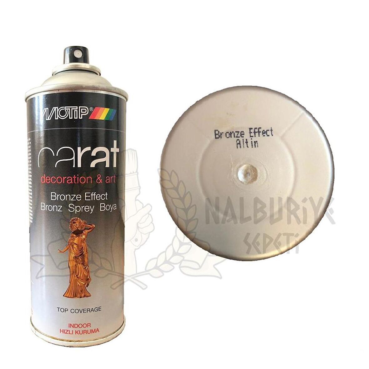 Motip Carat Akrilik Sprey Boya BRONZ ALTIN EFEKT 400 ml