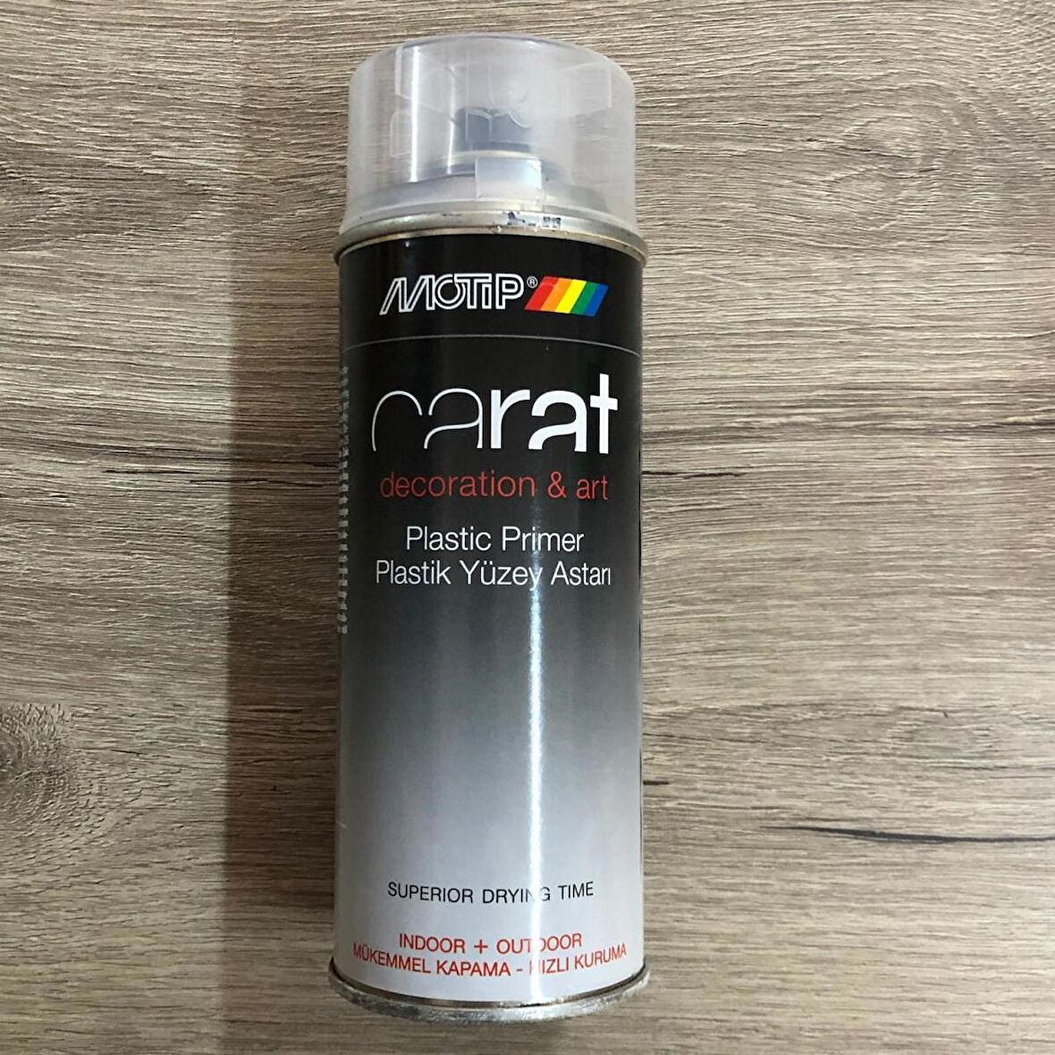 Motip Carat Akrilik Sprey PLASTİK YÜZEY ASTARI 400 ml