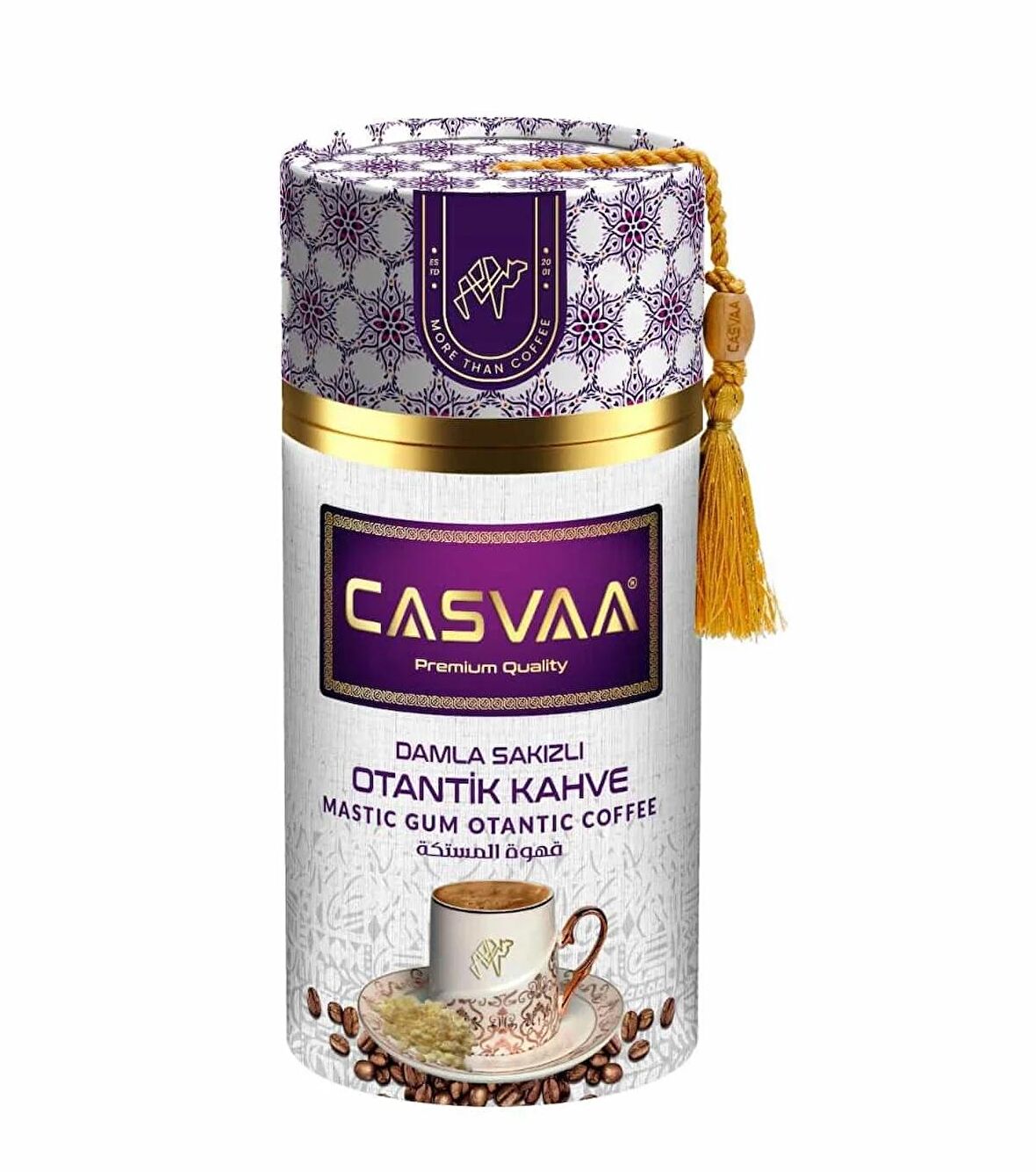 CASVAA DAMLA SAKIZLI OTANTİK DİBEK KAHVESİ 250 GR