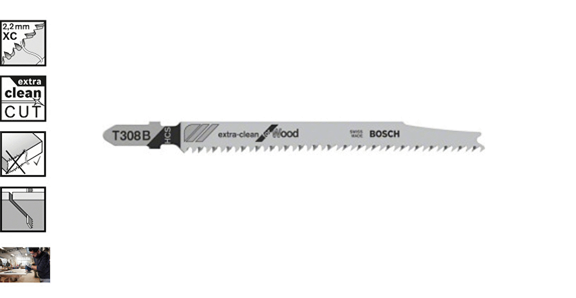 Bosch T308B Dekupaj Ucu 5 Parça