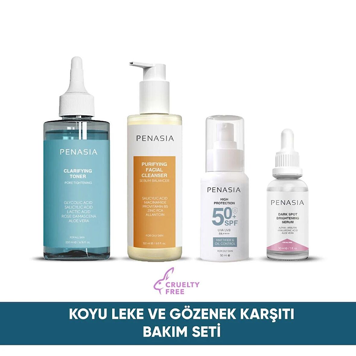 Koyu Leke Ve Gözenek Karşıtı Set