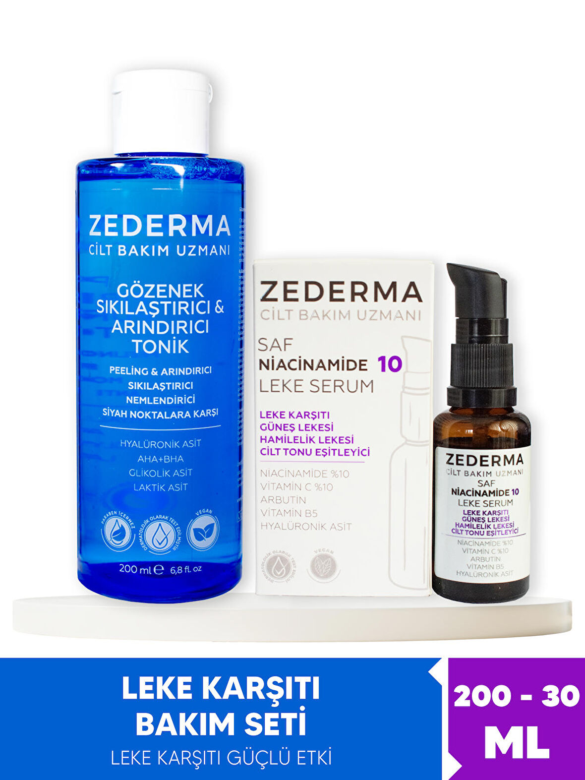 Leke Karşıtı Bakım Seti