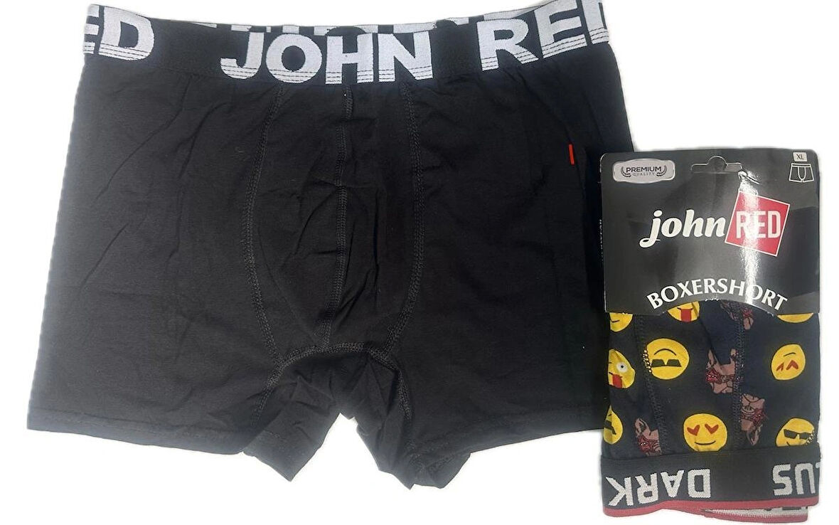 3 Adet Avrupanın Yıldızı (John red) Penye Boxer Şort