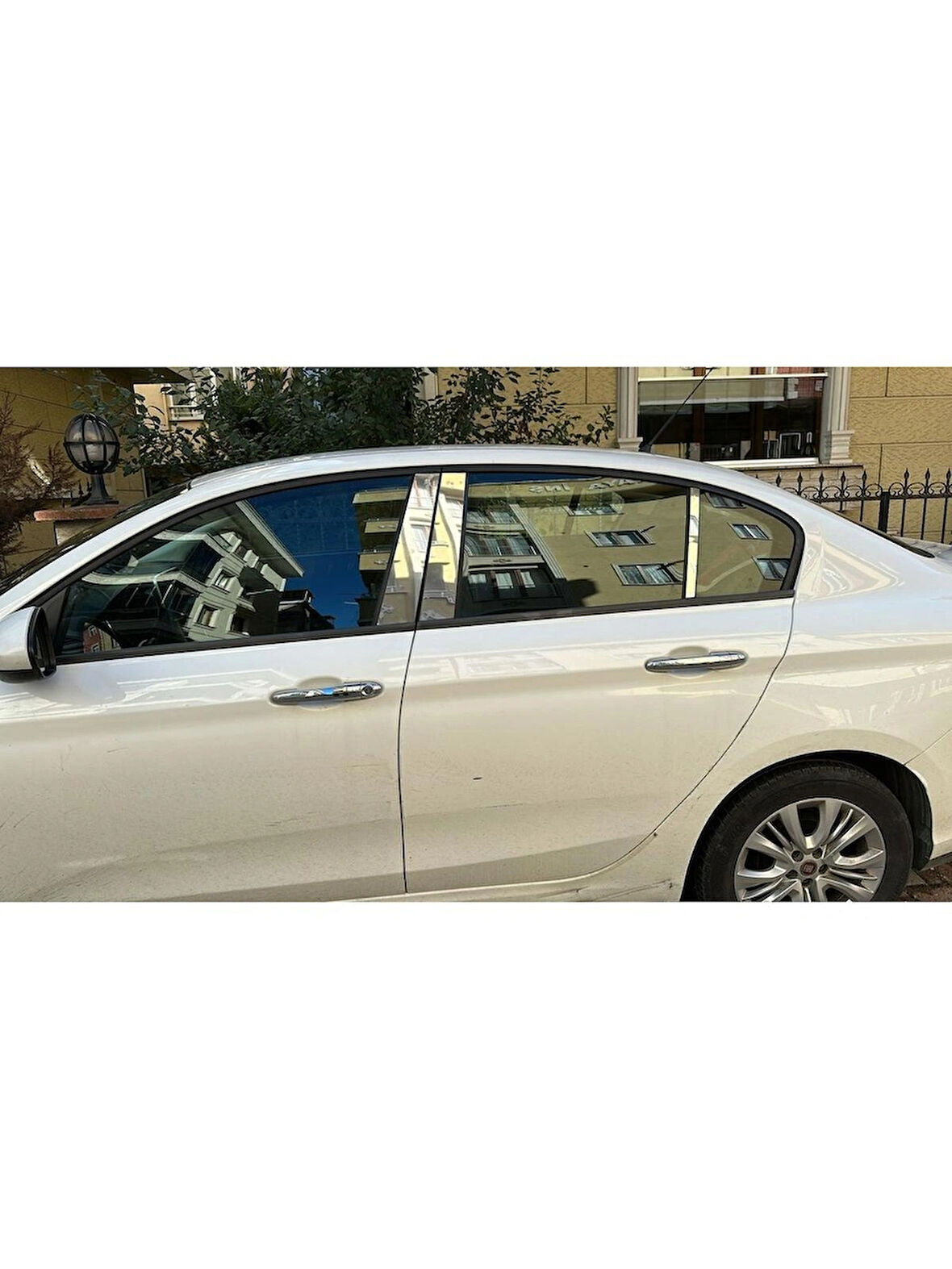 Fiat Egea 2015-2025 Arası Krom Cam Direği 6 Parça Paslanmaz Çelik