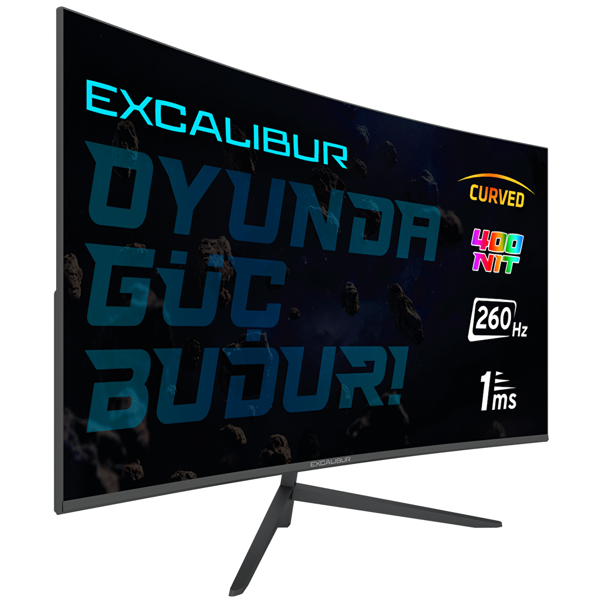 Casper Excalibur M.E315FHD-G 31.5" 260HZ 1ms 400NIT (Hdmı+Display) Curved Freesync + G-Sync Fhd LED Monitör