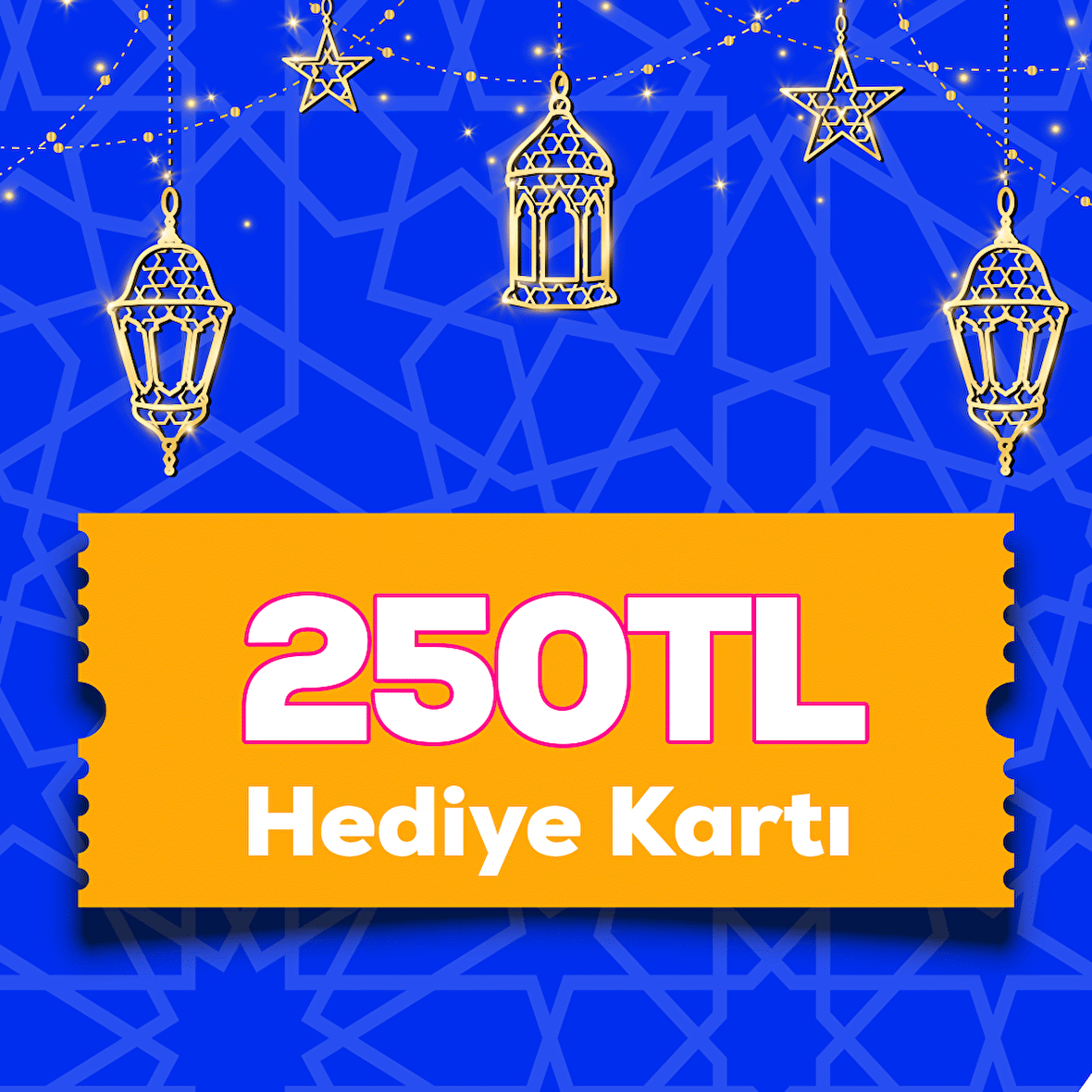 Pazarama Hediye Çeki 250 TL