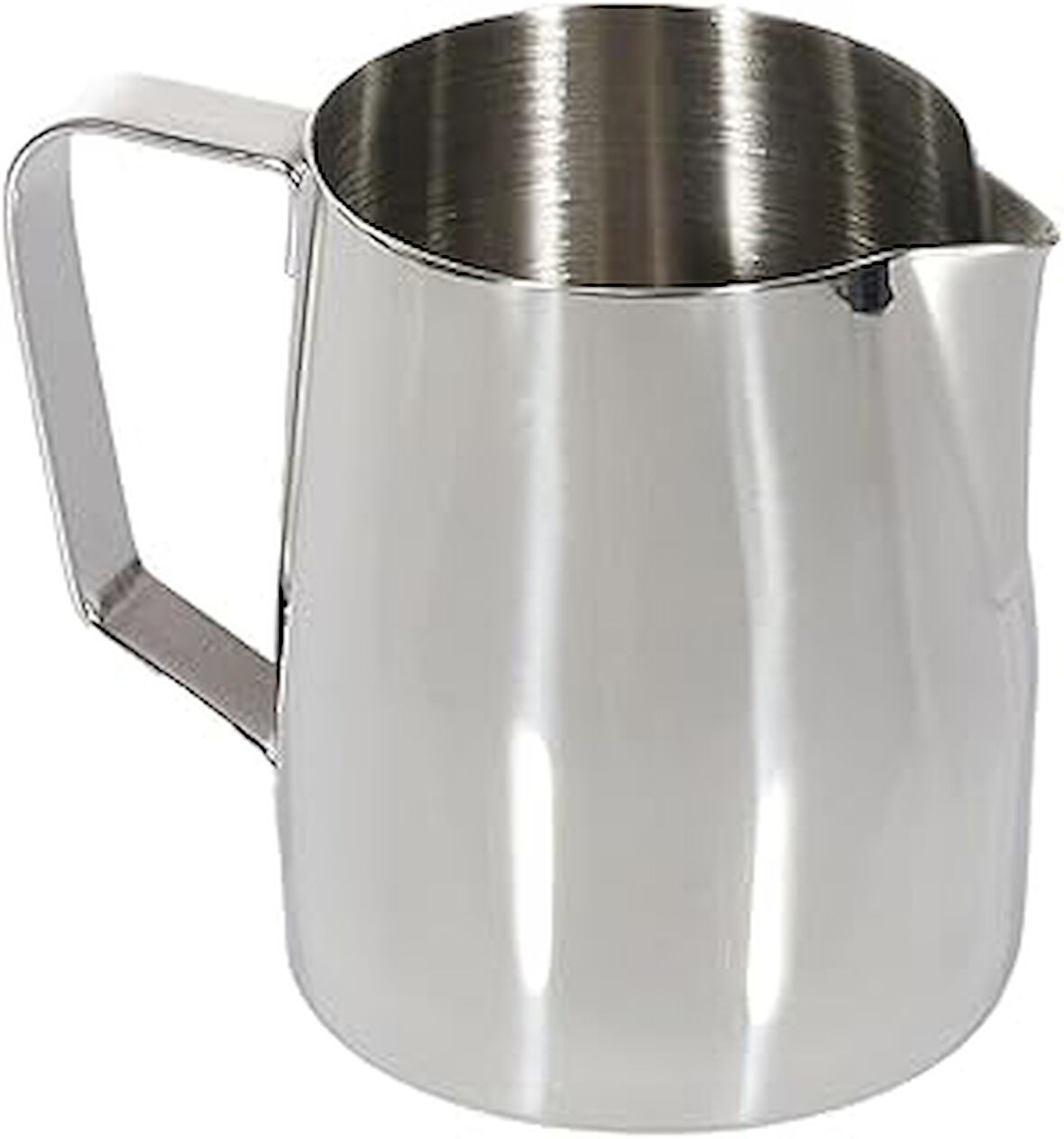 Paslanmaz Çelik Süt Potu - Kahve Potu - Pitcher Sütlük - Süt Köpürtücü - Köpürtme Kabı - 480 ml