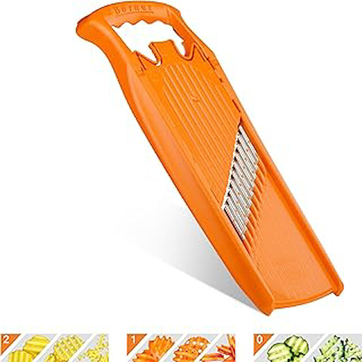 Börner Wave-Waffle PowerLine Crinkle Cut Vegetable Slicer • Sebzeler için Dalgalı Mandolin • Dalga/Waffle/Kırışık Kesim • Kafes Patates için Patates Dilimleyici