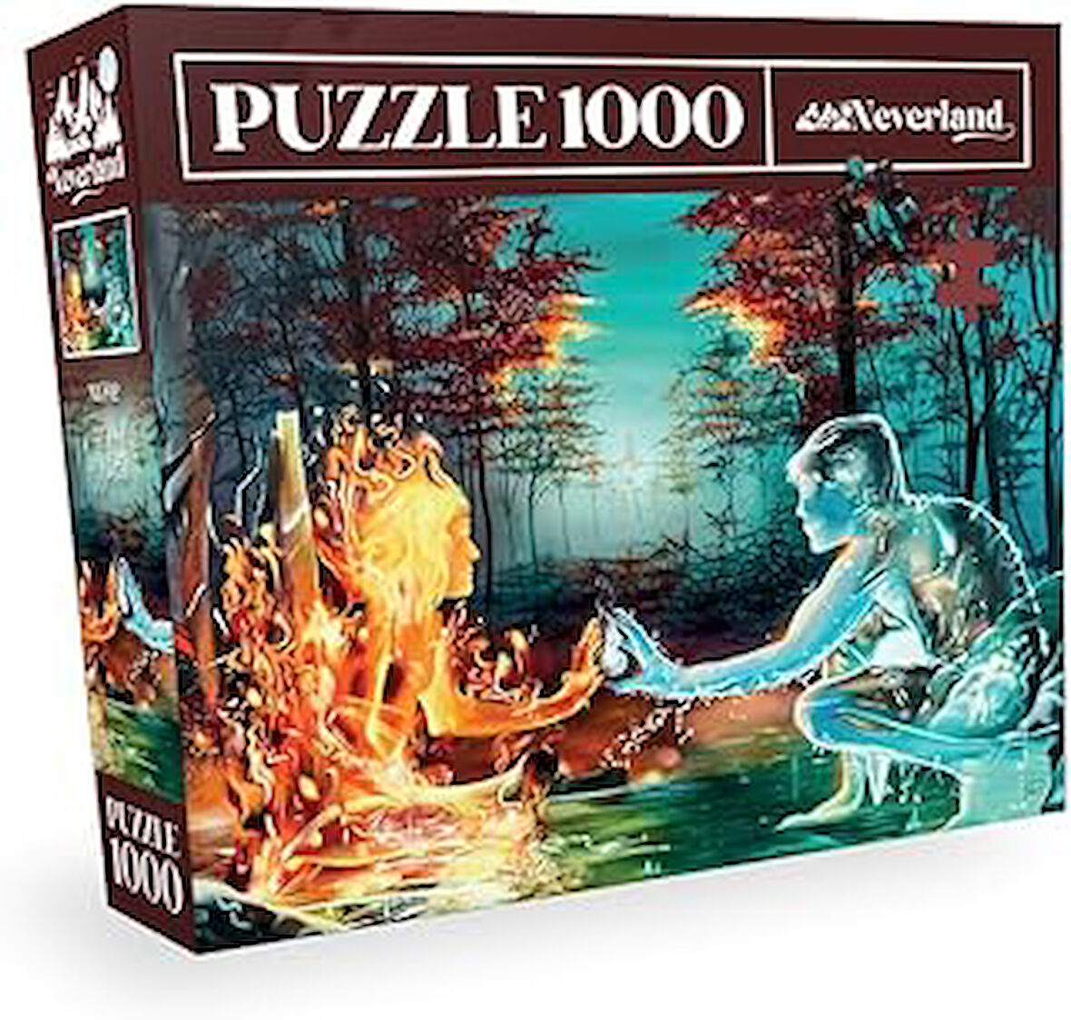 Neverland 1000 Parça Puzzle - FIRE AND WATER