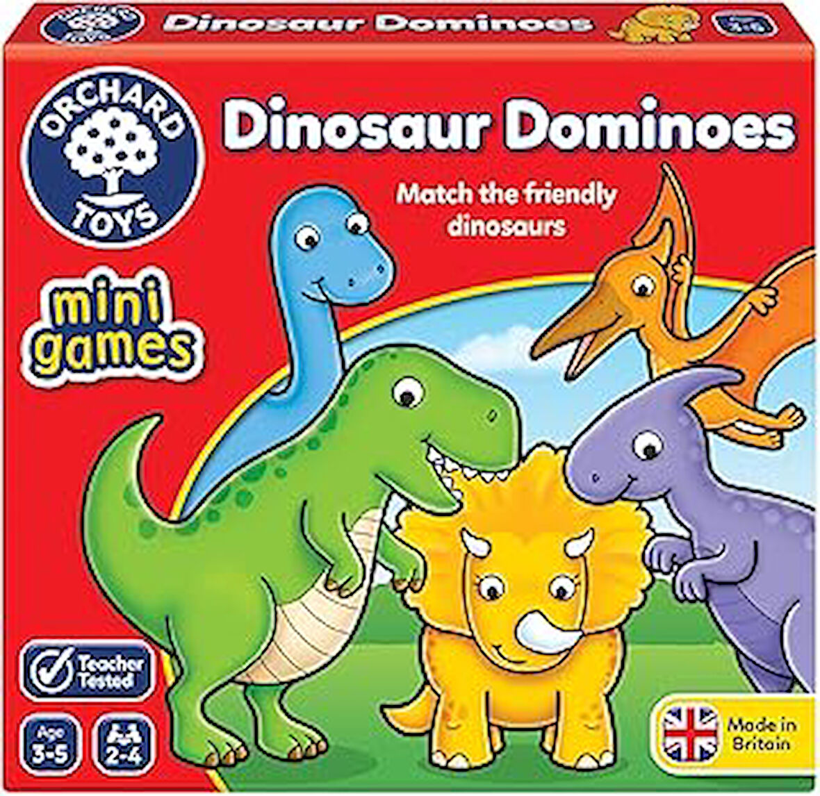 Orchard Toys Domino Taşı ile Dinazor motifli