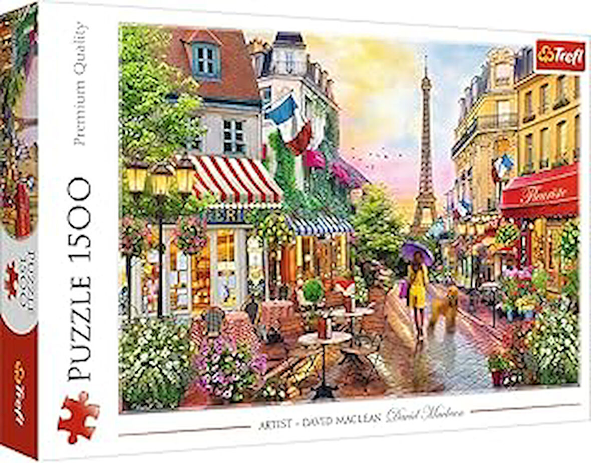 Trefl, Puzzle, Charme of Paris, 1500 parça, Üstün Kalite, yetişkinler ve 12 yaşından büyük çocuklar için