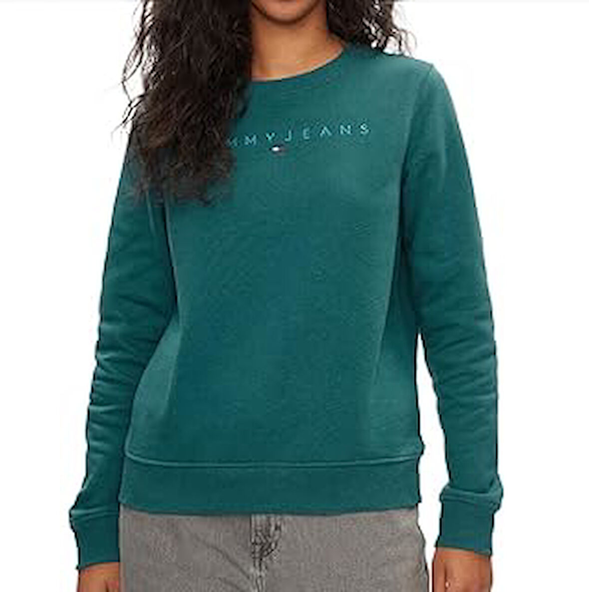 Tommy Hilfiger Tjw Reg Tonal Linear Crew Sweatshirt Kadın