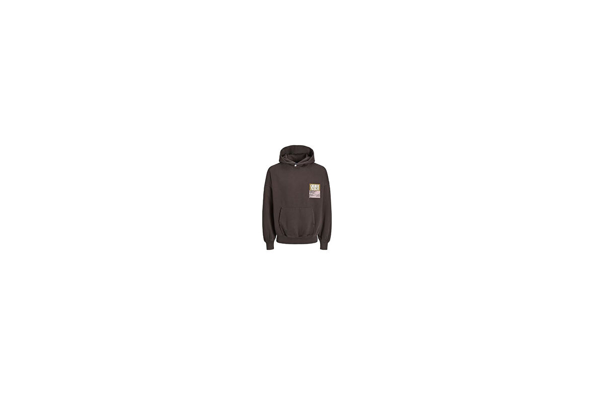 JACK & JONES JORONTARIO GRAPHIC SWEAT HOOD Sweatshirt Erkek