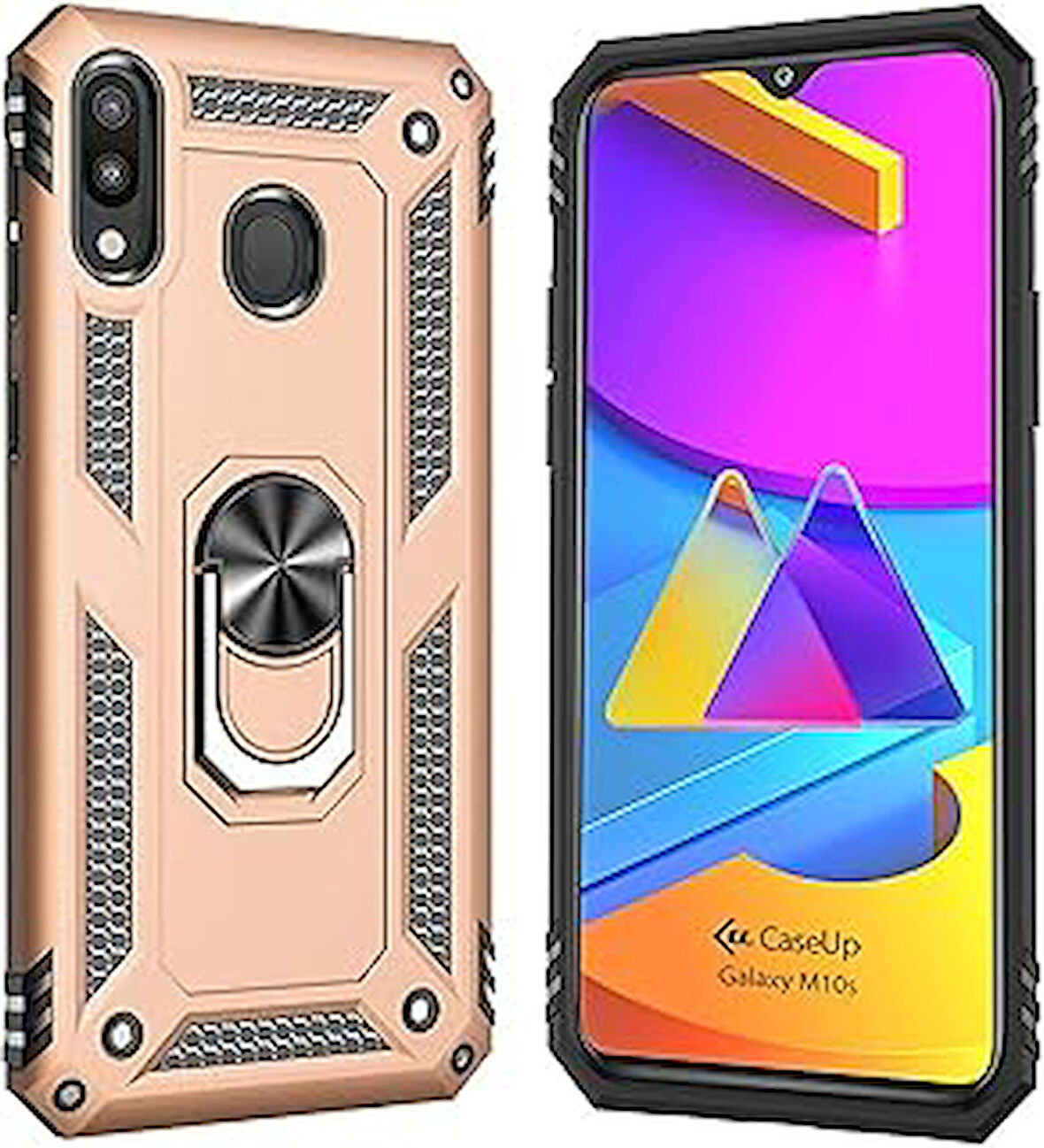 CaseUp Galaxy M10s, CaseUp Magnetic Ring Uyumlu Kılıf