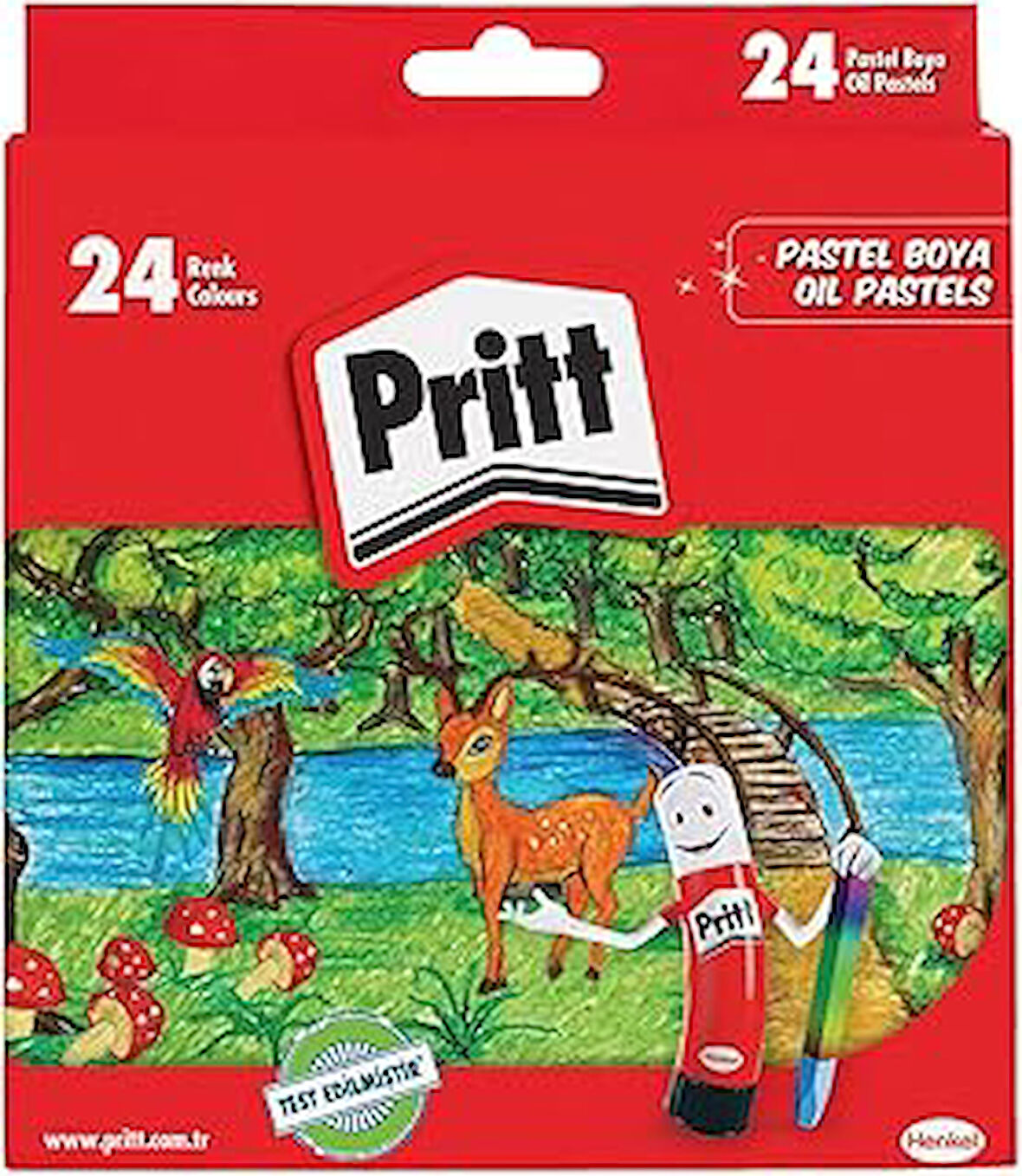 Pritt 24'lü Pastel Boya - Karton Kutu