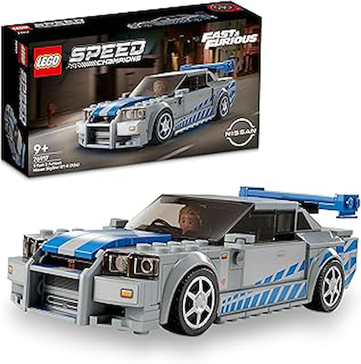 LEGO® Speed Champions Daha Hızlı Daha Öfkeli Nissan Skyline GT-R 76917