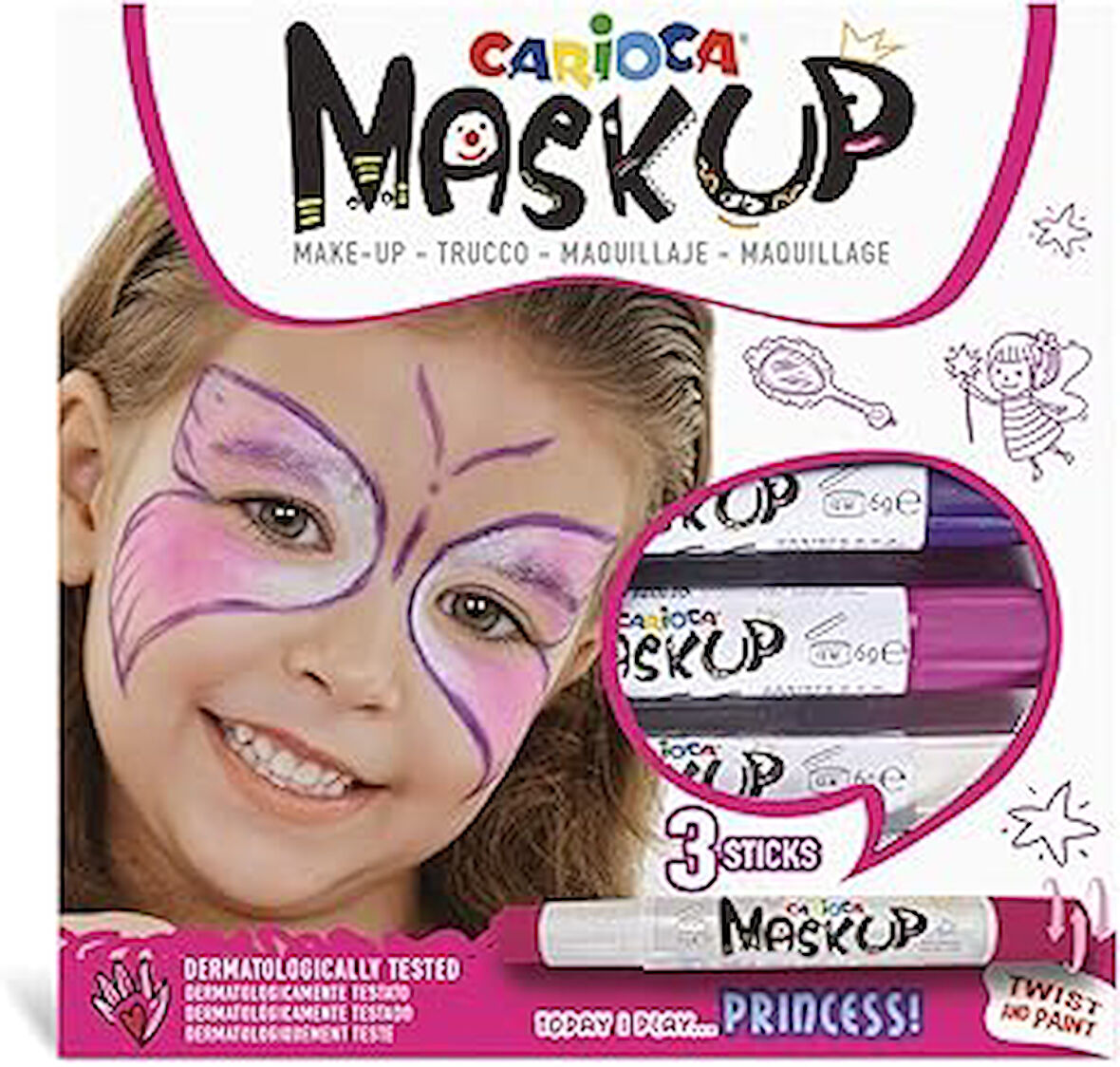 Carioca Mask Up Yüz Boyasi – Prenses