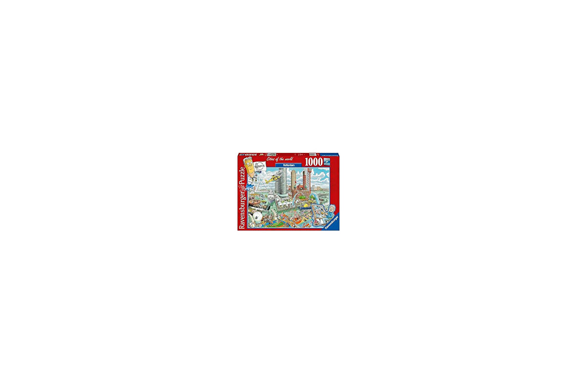 Ravensburger 165605 Rotterdam Yetişkin Puzzle, 1000 Parça, Çok Renkli