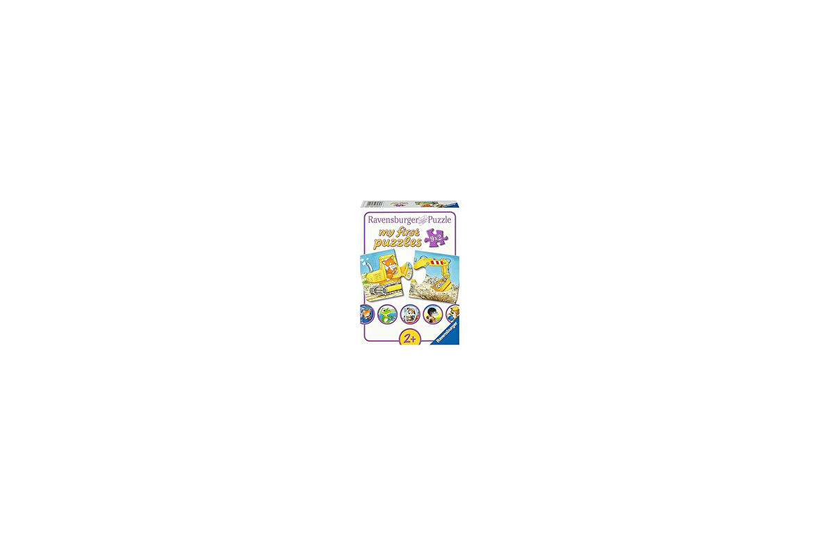 Ravensburger 30743 İnşaatçı Hayvanlar Puzzle, 9x2 Parça