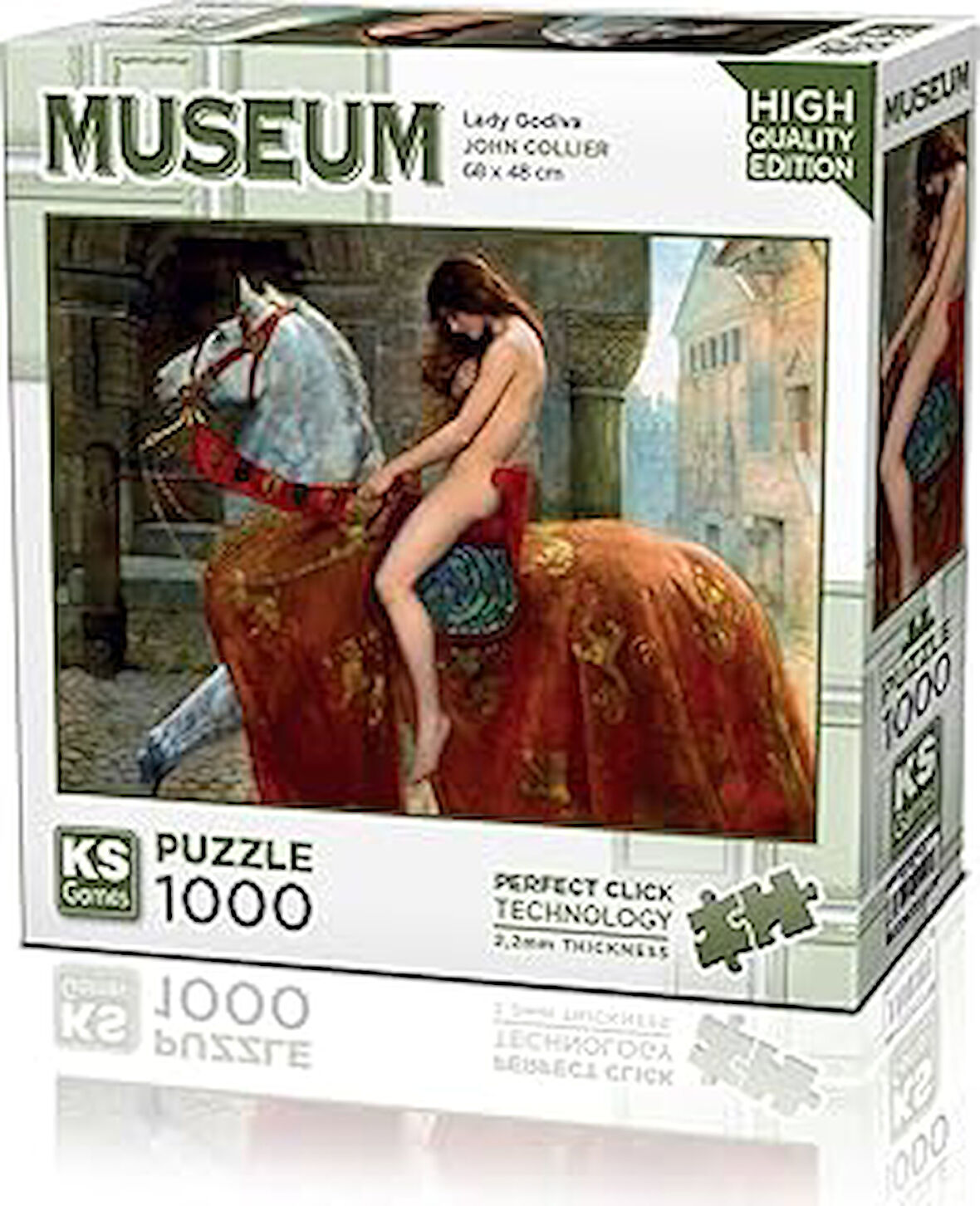 Ks Games 20706 Lady Godiva 1000 Parça Puzzle -Ks Puzzle