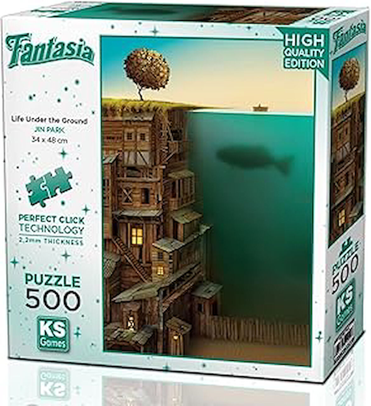 20045 Yer Altında Yaşam 500 Parça Puzzle -KS Puzzle