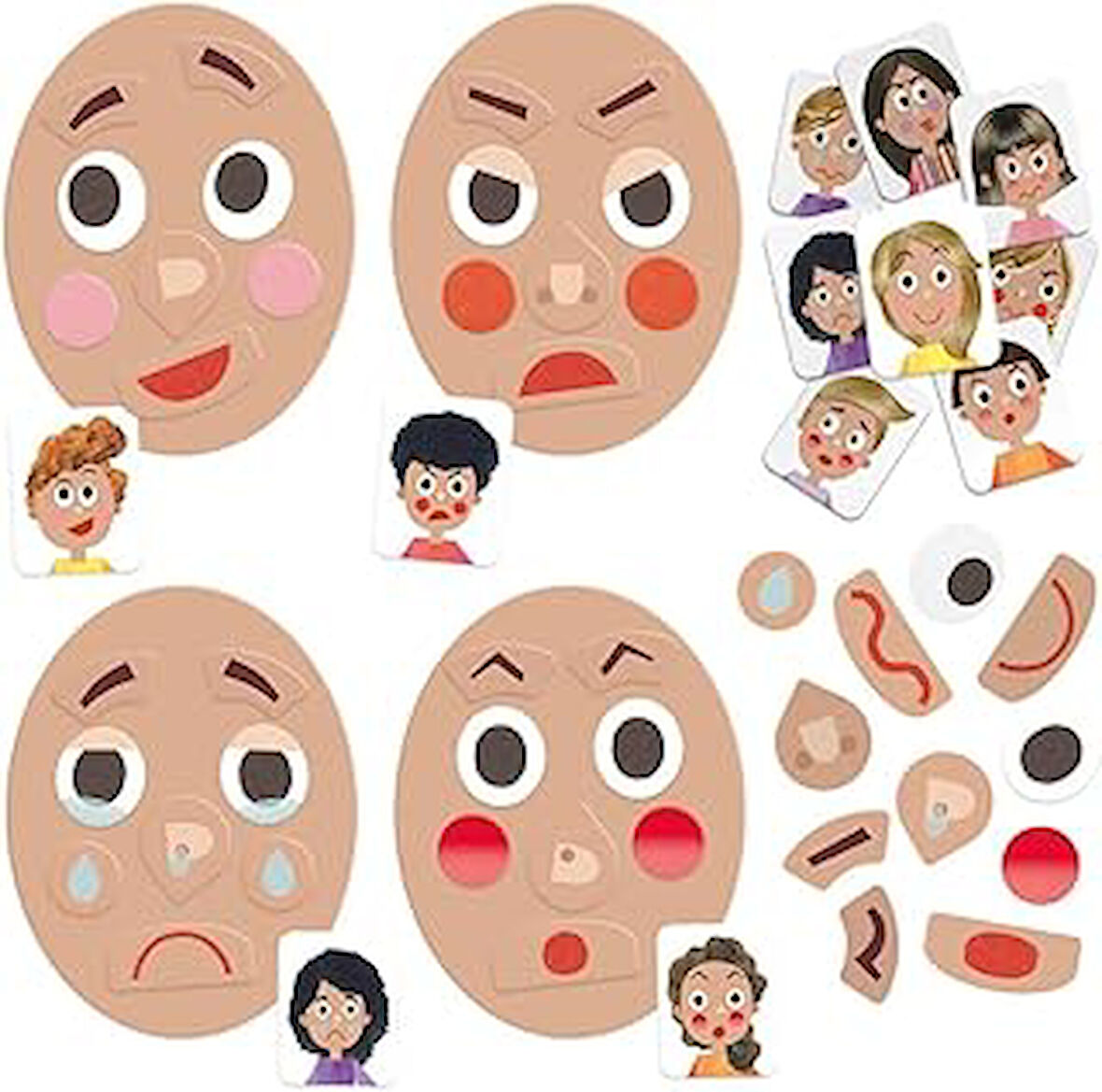 Headu Funny Faces Puzzle