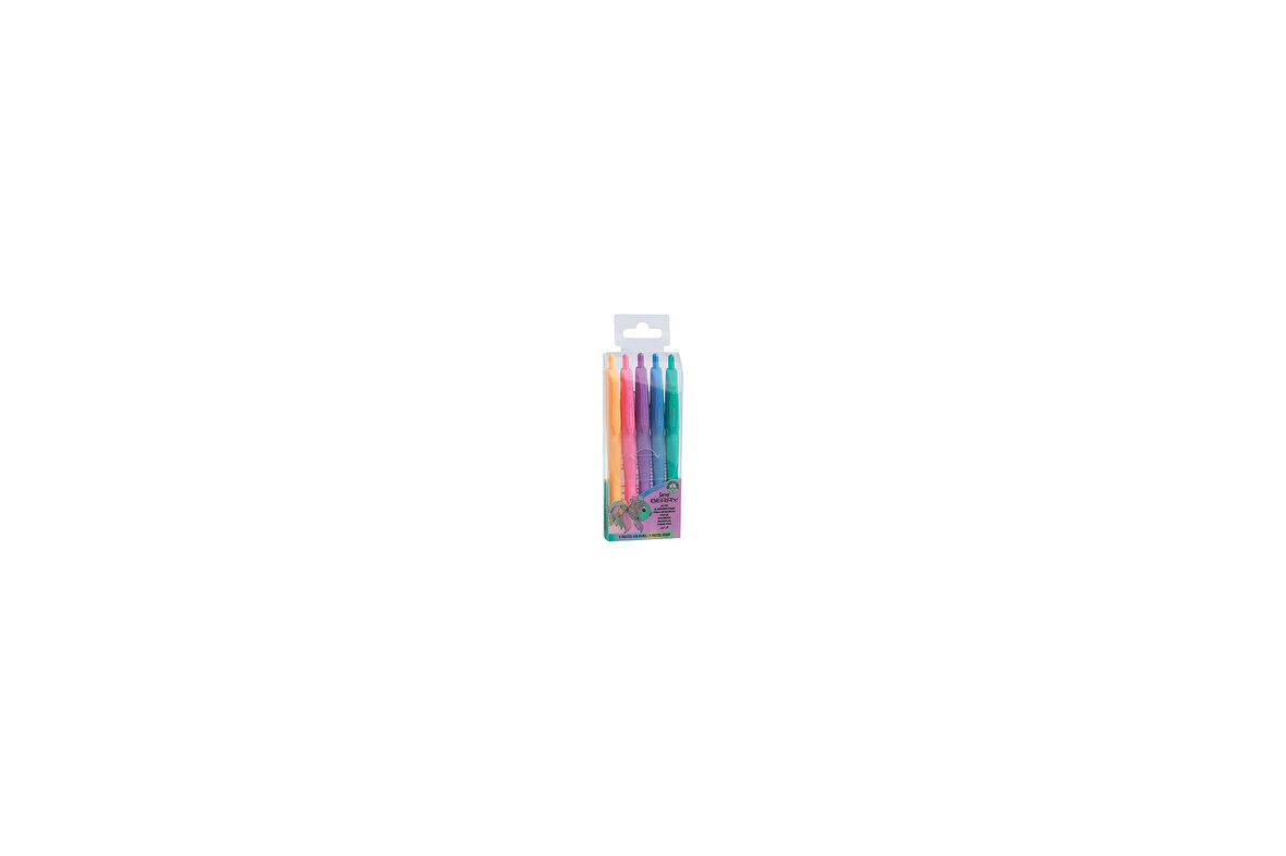 Berry Jel Kalem 0.7mm Pastel Karma 5'li Pet