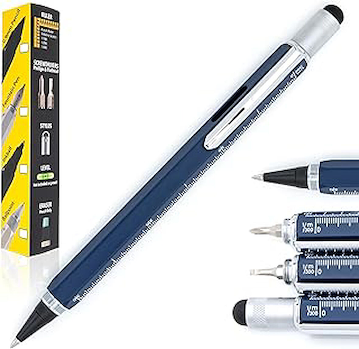 Monteverde Tool Pen Serisi Mv35292 Rb Toolpen Multifunction K.Mavi Roller Kalem