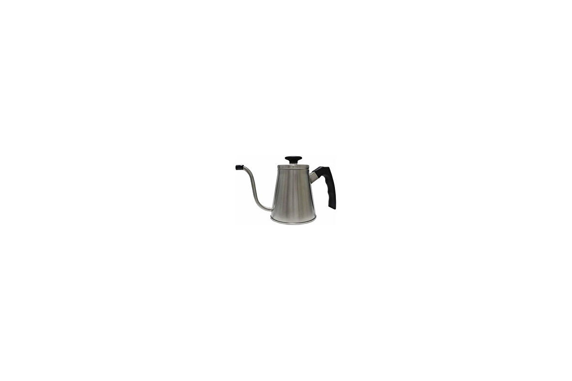 Barista Kahve Gooseneck Kettle - Çelik Kahve Demleme Dripper Kettle - İndüksiyonlu - Paslanmaz Çelik - Slim - 800 ml