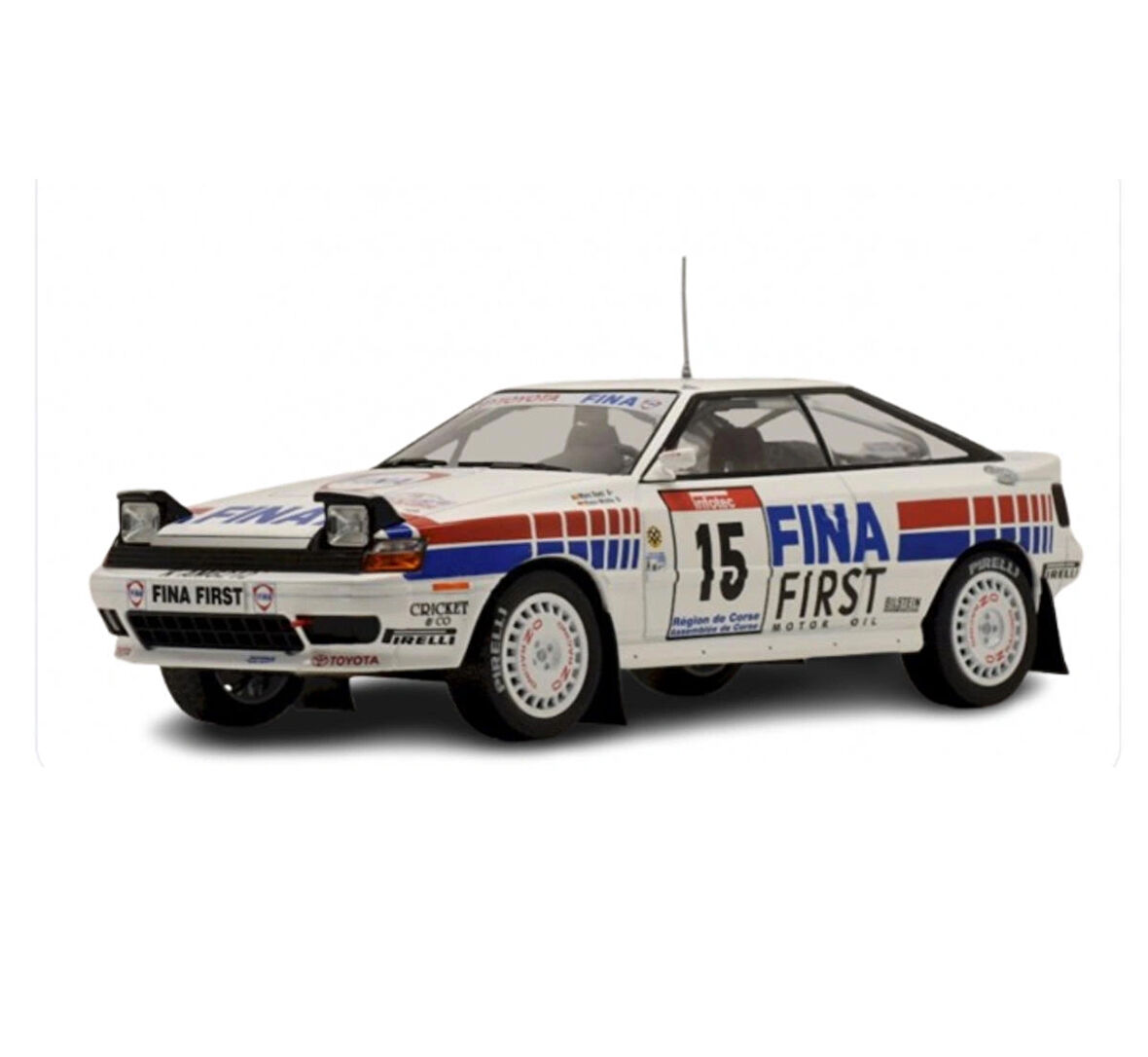Triple 9 - Toyota Celica GT-4 #15 – Tour de Corse 1991 – 1:18 Ölçekli Model Araba