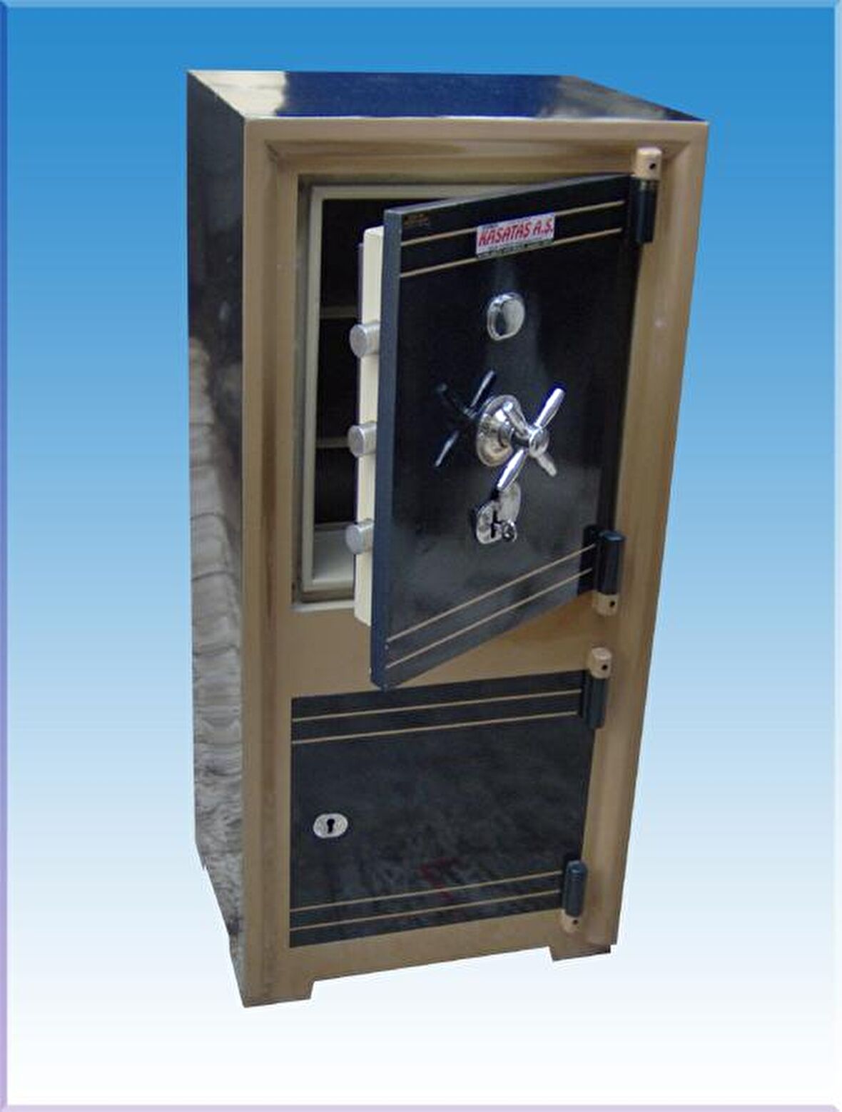 009A 115 'LİK GAZİANTEP MODEL ALTI DOLAPLI ÇELİK PARA KASASI