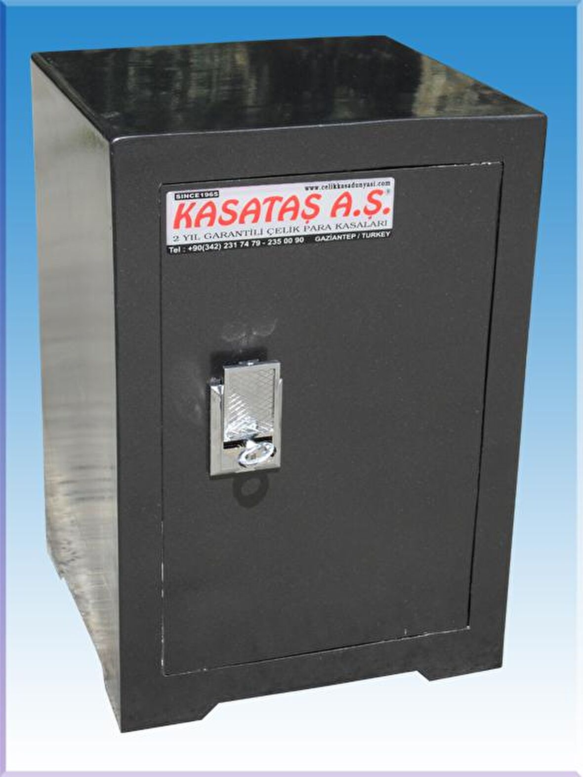 01EV35A EV TİPİ ANAHTARLI KÜÇÜK MONTAJ DELİKLİ ÇELİK PARA KASASI