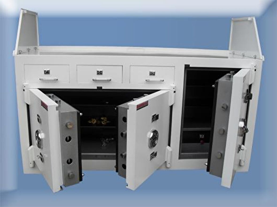 B170K3Ç3M1A6DMV MARDİN BANKO TİPİ 3 KAPAKLI 3 ÇEKMECELİ 6 ANAHTAR