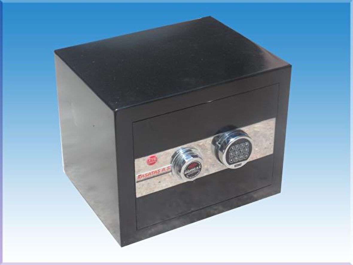 001XEKLE OFİS TİPİ 1 ELEKTRONİK ŞİFRELİ ÖNÜ KROMLU YANGINA D