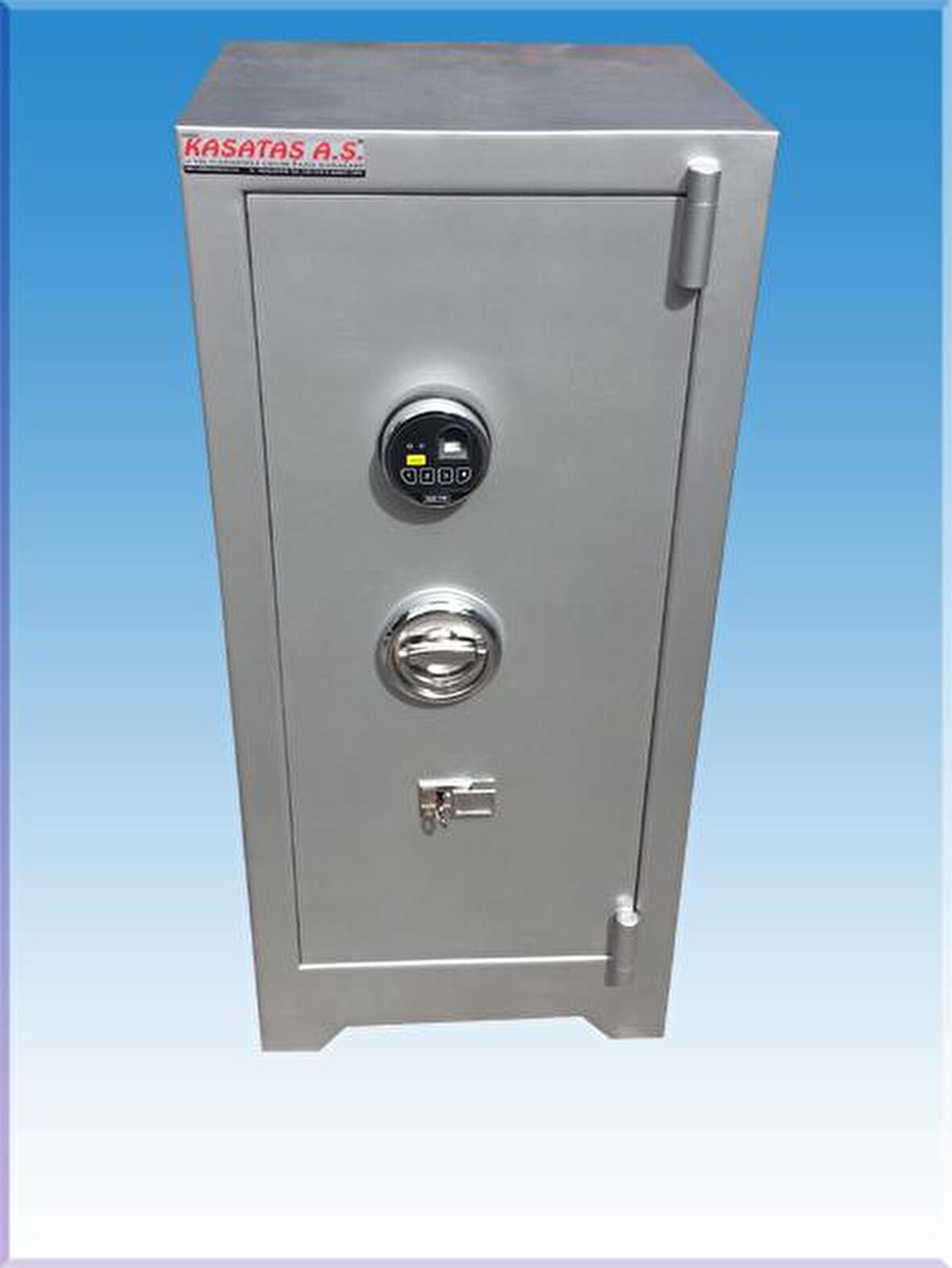 008TPE KIBRIS TİPİ TEKKAPILI PARMAK İZLİ ELEKTRONİK ŞİFRELİ VE KU