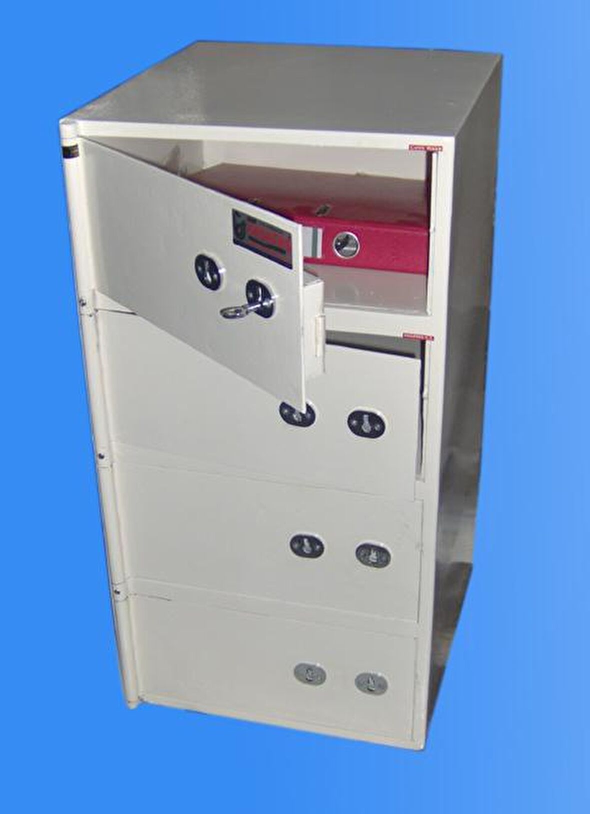 4 Laptop bilgisayar gözlü Butik Otel Resepsiyon Kasası 705035cm