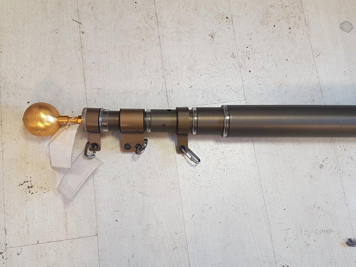 AMERİKAN MALI DIŞTAN İPLİ 5 METRE KROM BAYRAK DİREGİ 1499TL +K
