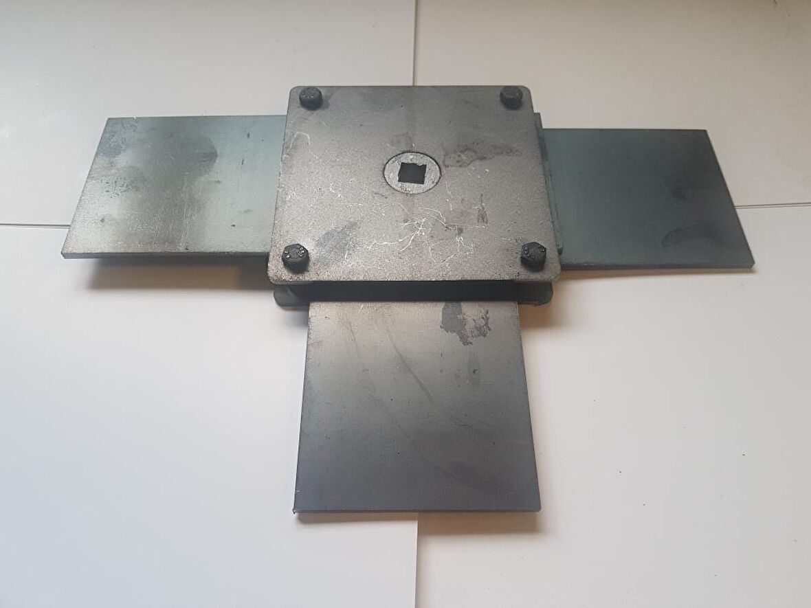 3 YÖNLÜ 1212CM 4 MM ORTASI 12 LİK 4 KÖŞE ÖZEL KUYUMCU KASASI M