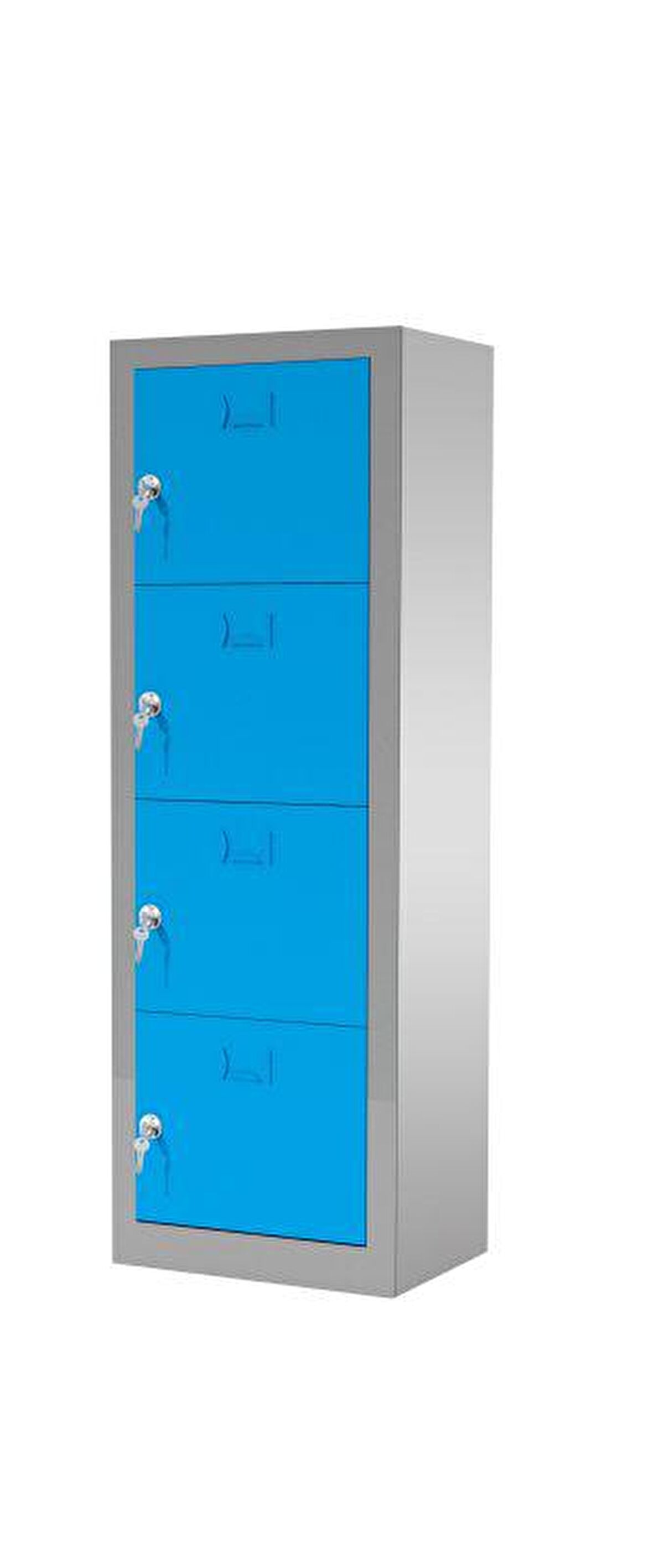 4 KAPILI ASKERİYE TİPİ METAL 0,60 0,70MM AYAKKABI BOT DOLABI