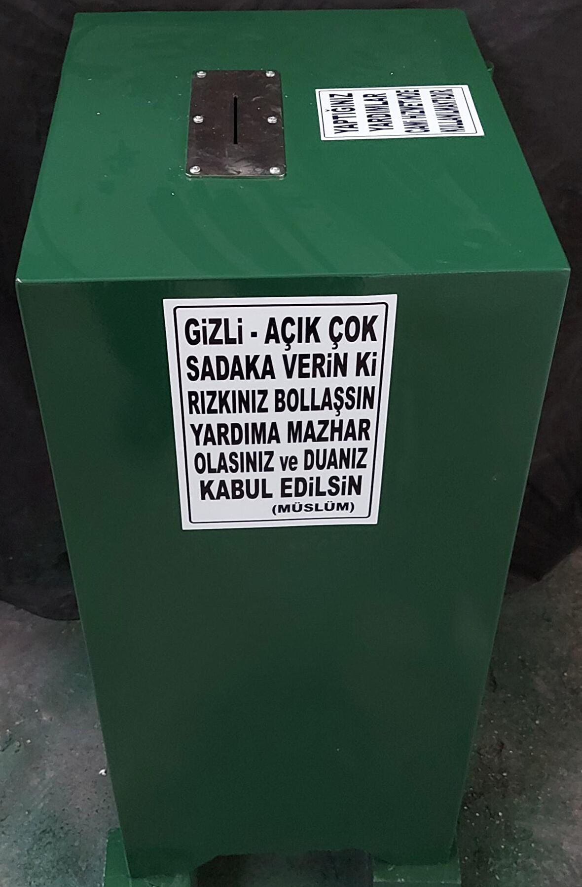 007ASKUMBARA ELAZIĞ KOVANCILAR CAMİ BAĞIŞ KASASI KUMBARA KASA