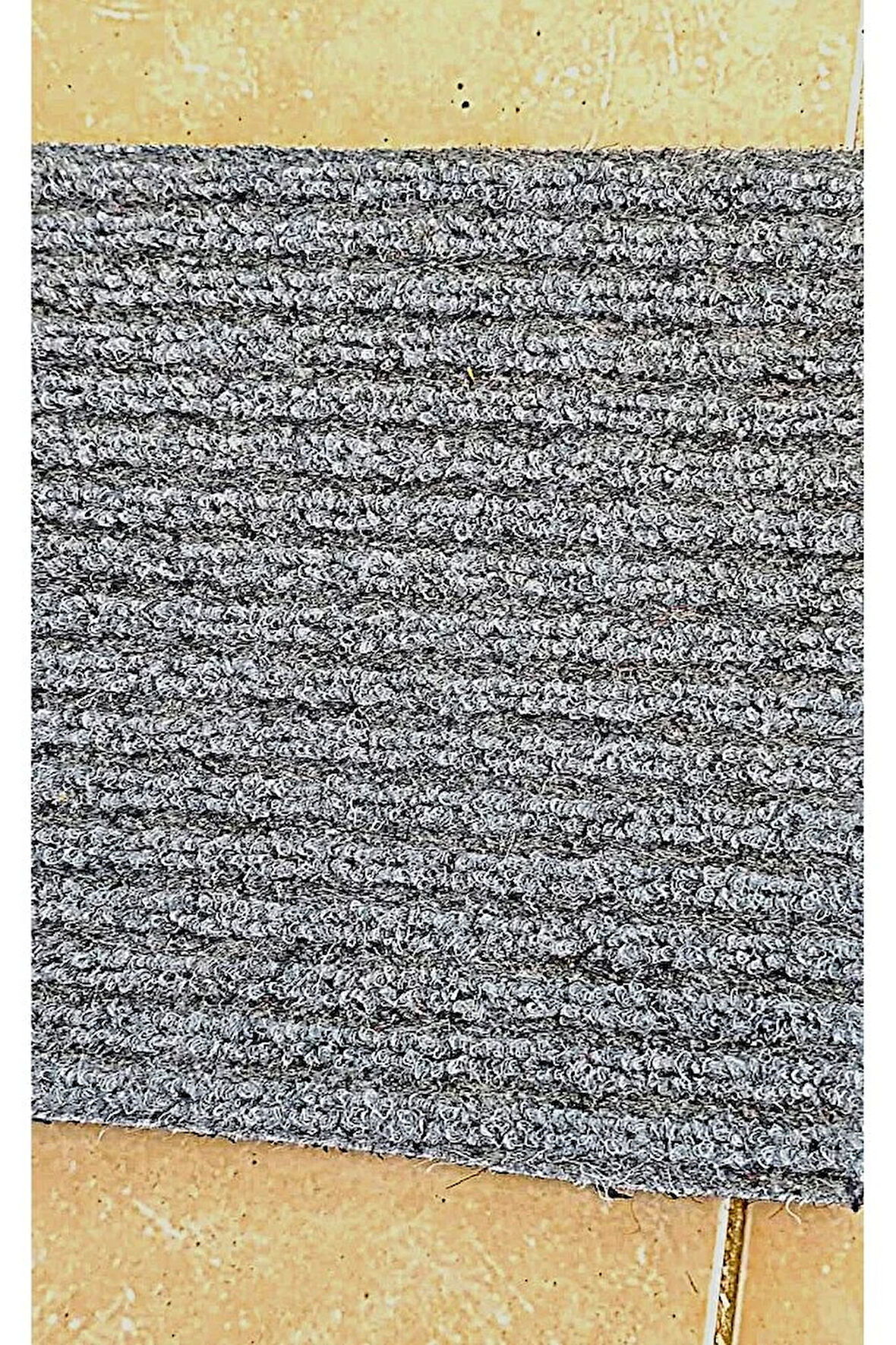 Çelik Halı 2 x 3 metre GRİ Dış Ve Iç Zemin Kaymaz Halı Yolluk Taban Iş Yeri Ofis Oto Paspası