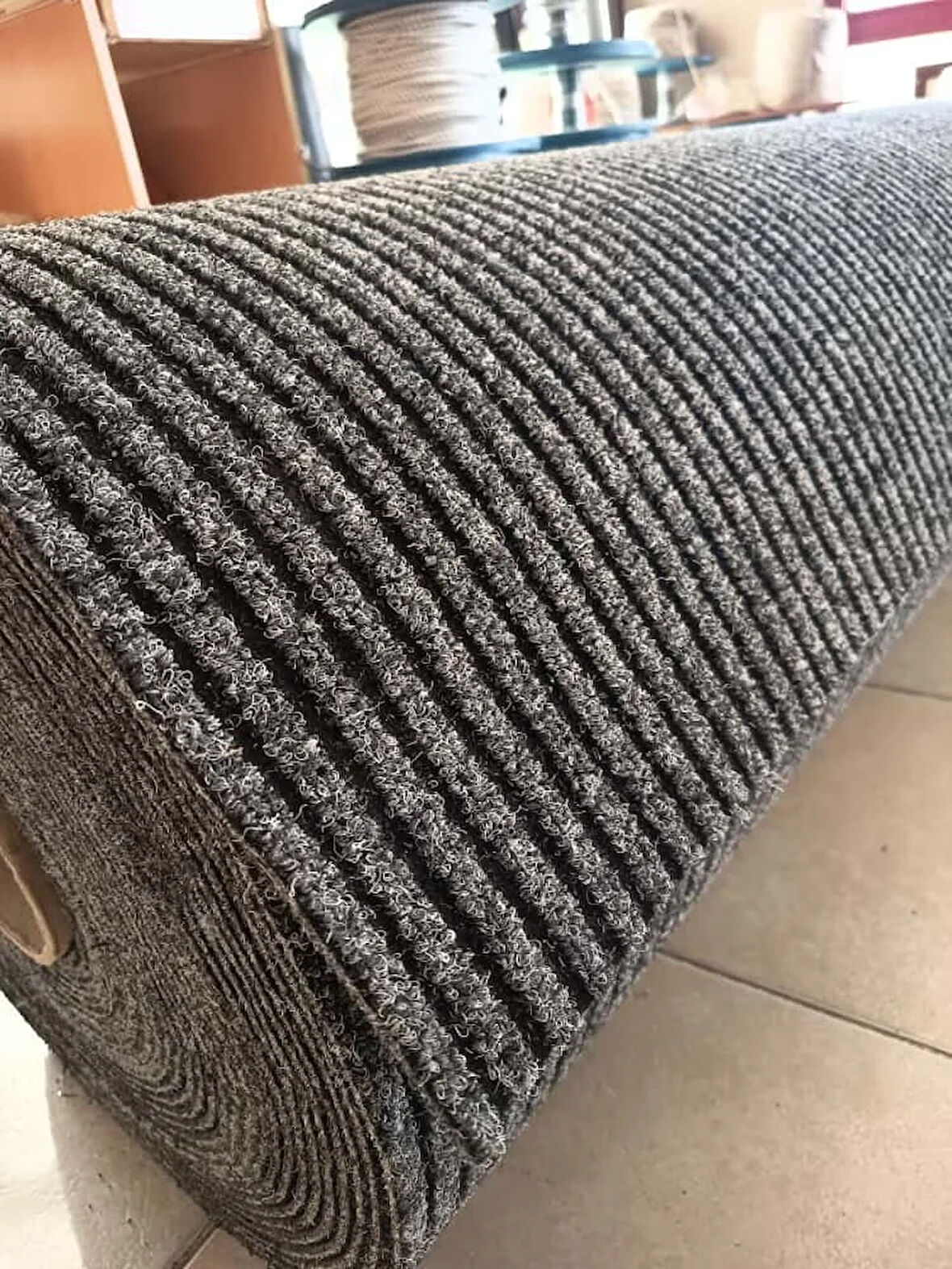 Çelik Halı 2 x 4 metre GRİ Dış Ve Iç Zemin Kaymaz Halı Yolluk Taban Iş Yeri Ofis Oto Paspası