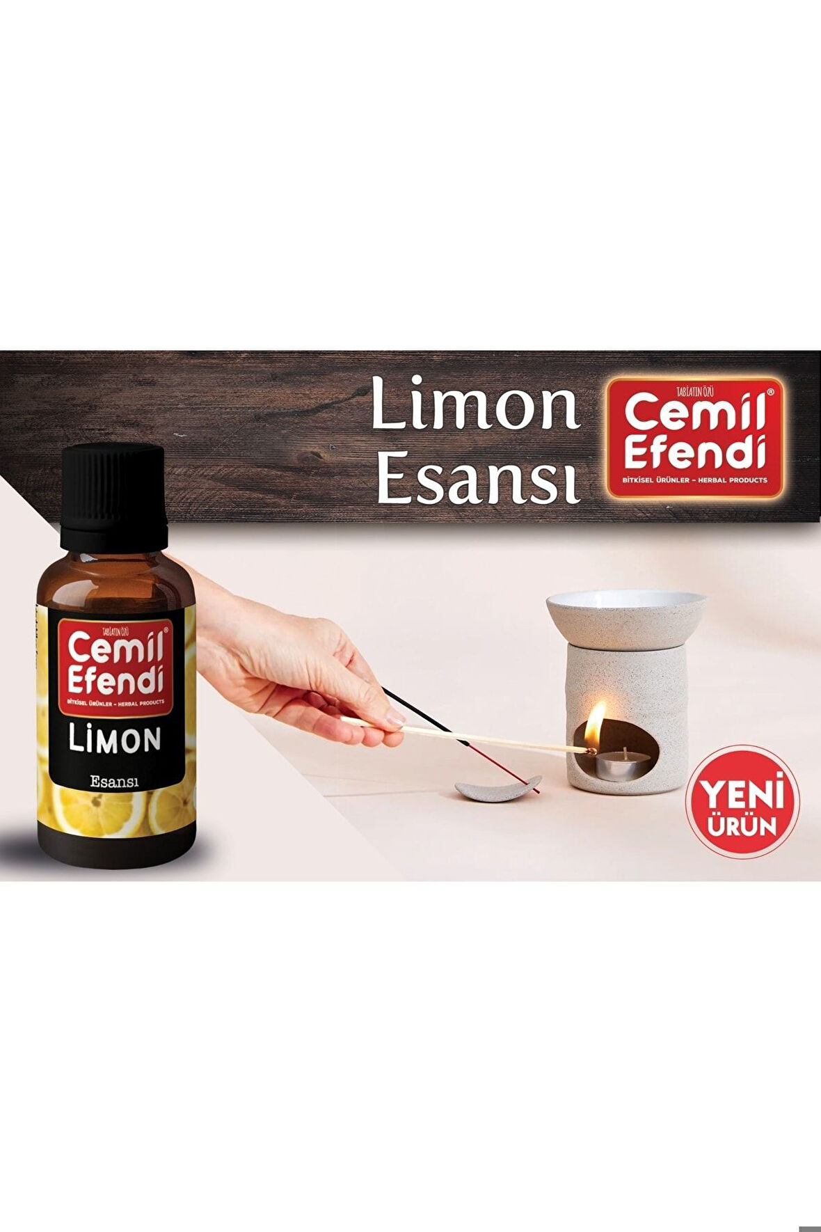 Limon 10ml Esansiyel Uçucu Buhurdanlık Koku Yağı Yağı Difüzör Esansı Hobi Esans Oda Kokusu