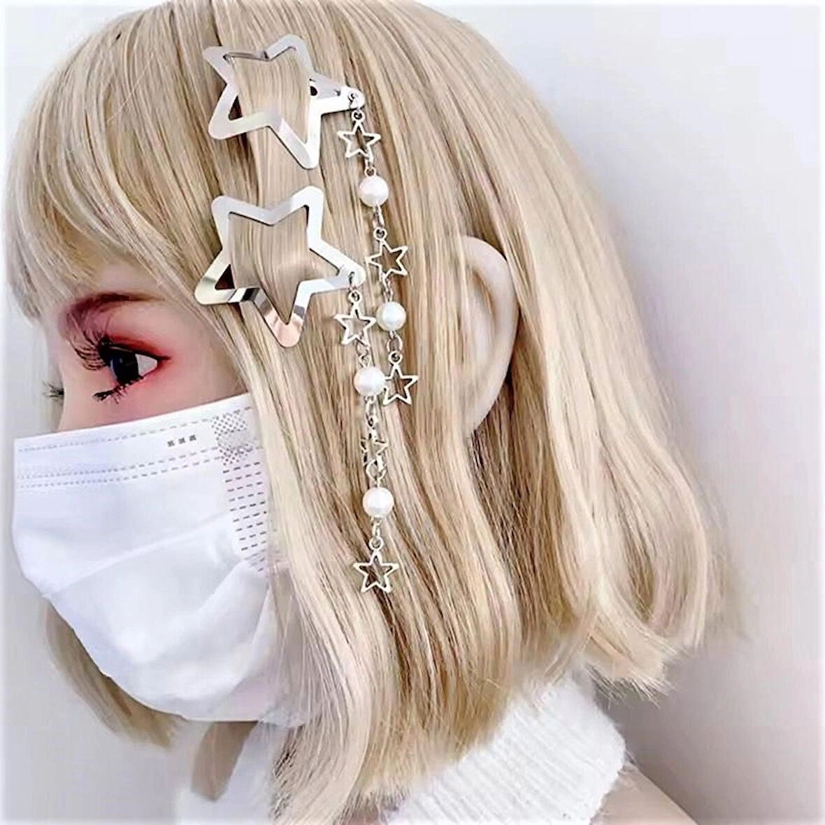 Yıldız  Saç Toka 2Adet