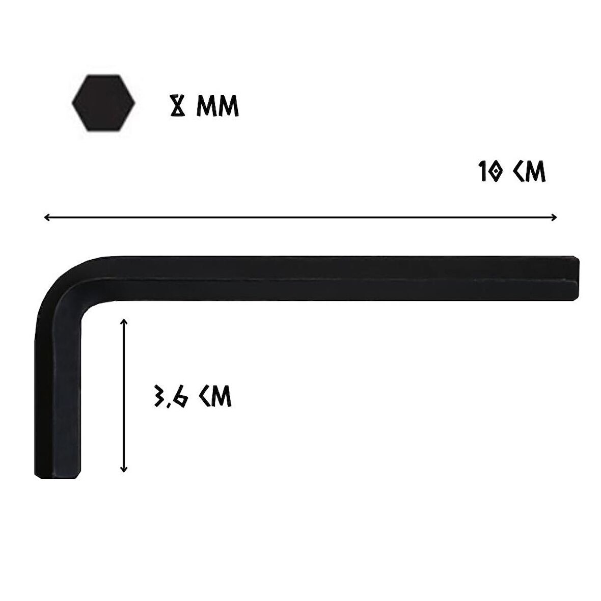 Cer-Pa Norm Tekli Alyan Kısa - 8.0 mm.